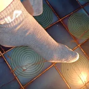 Calcetines despues de 10 horas de trabajo duro