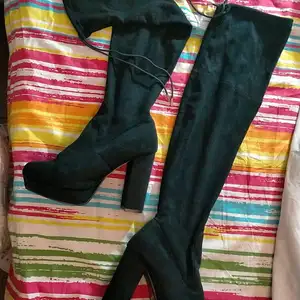 Botas altas de ante