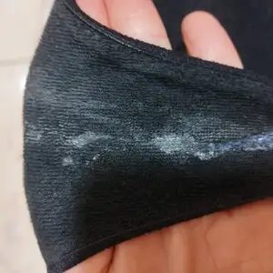 Tanga usado todo el día trabajando sentada
