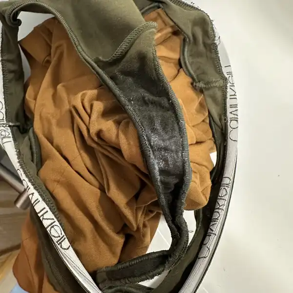 Bragas usadas por 2 días