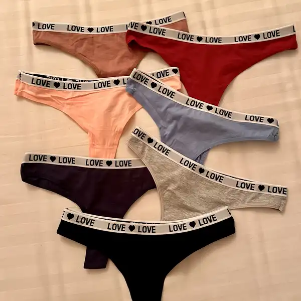 Tangas algodón varios colores