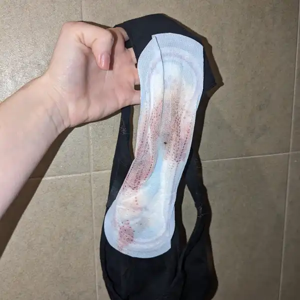 Bragas con menstruación