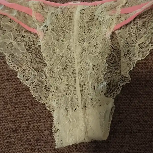 Bragas con encaje transparentes