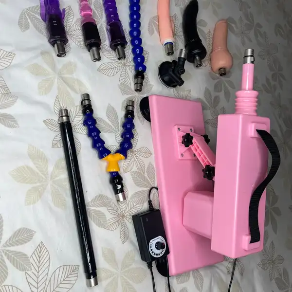 Maquina sexual doble penetracion con 6 articulos doble penetracion